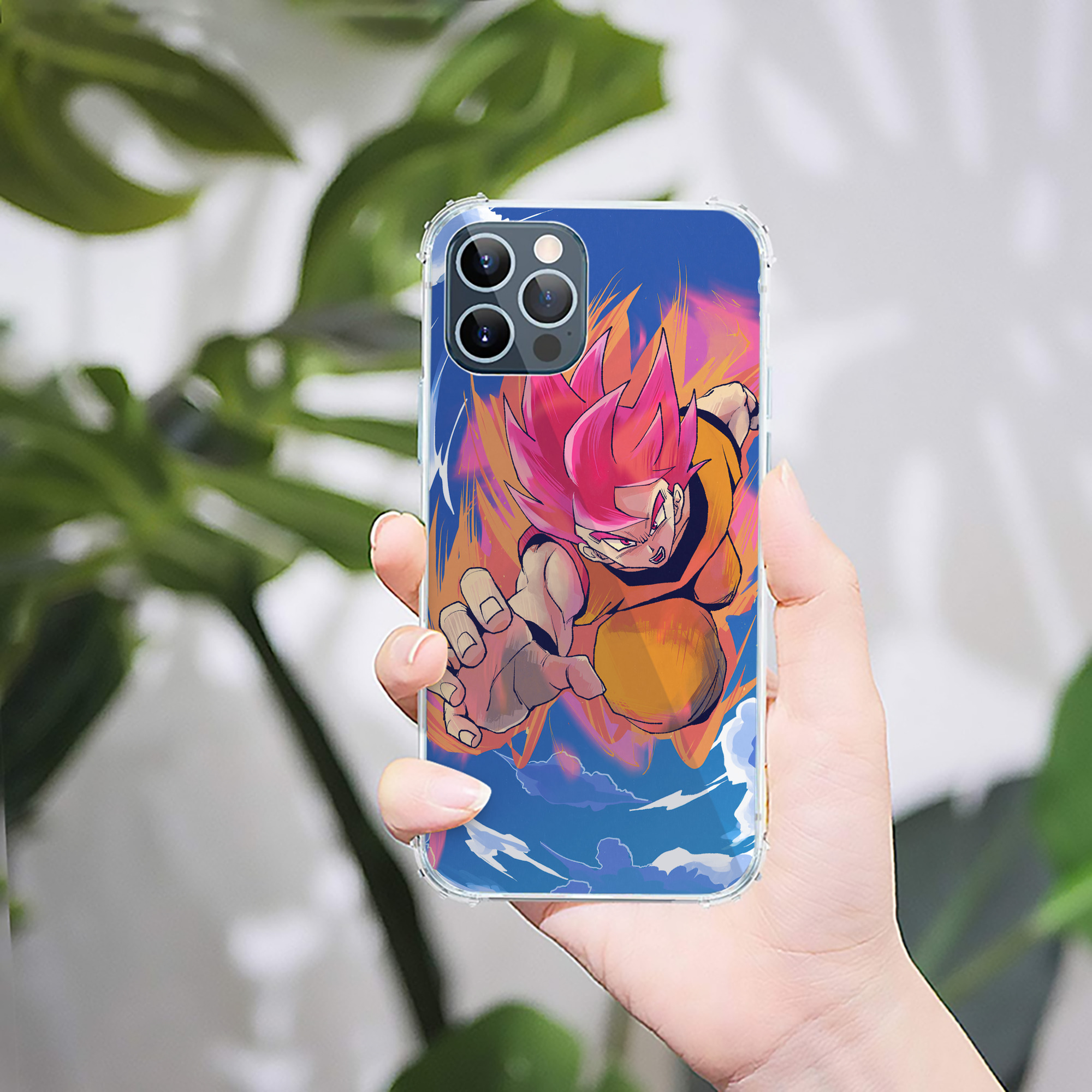 （画像用） ドラゴンボール DRAGON BALL 【iPhone 12シリーズ対応】透明スマホケース（クリアソフトケース）